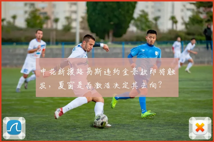 申花新援路易斯违约金条款即将触发，夏窗是否激活决定其去向？